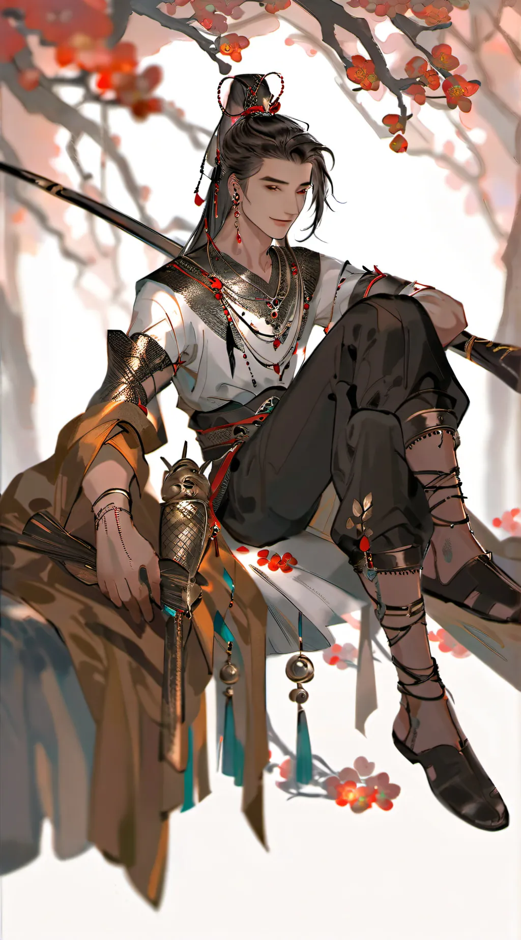 ai character: Samurai background