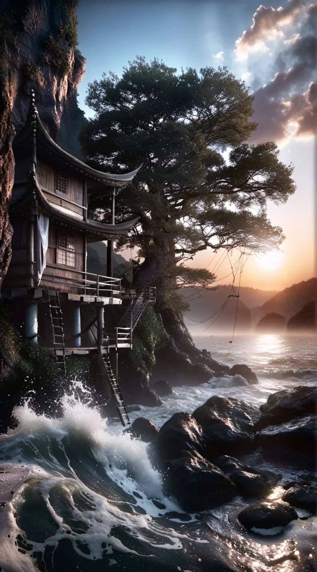 ai character: vee  background