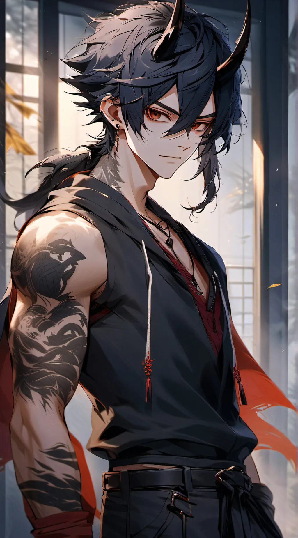 ai character: Leo background