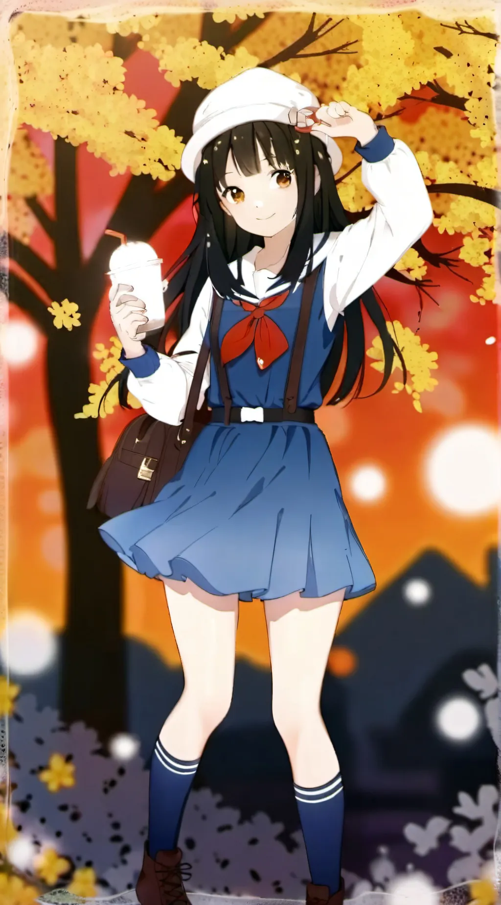 ai character: shoujo ramune🌹 background