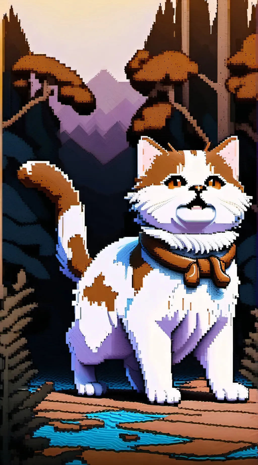 ai character: catto boi background