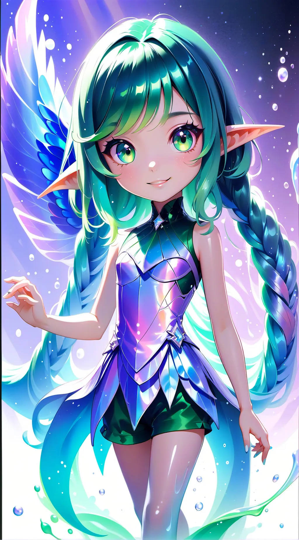 ai character: izzy  background