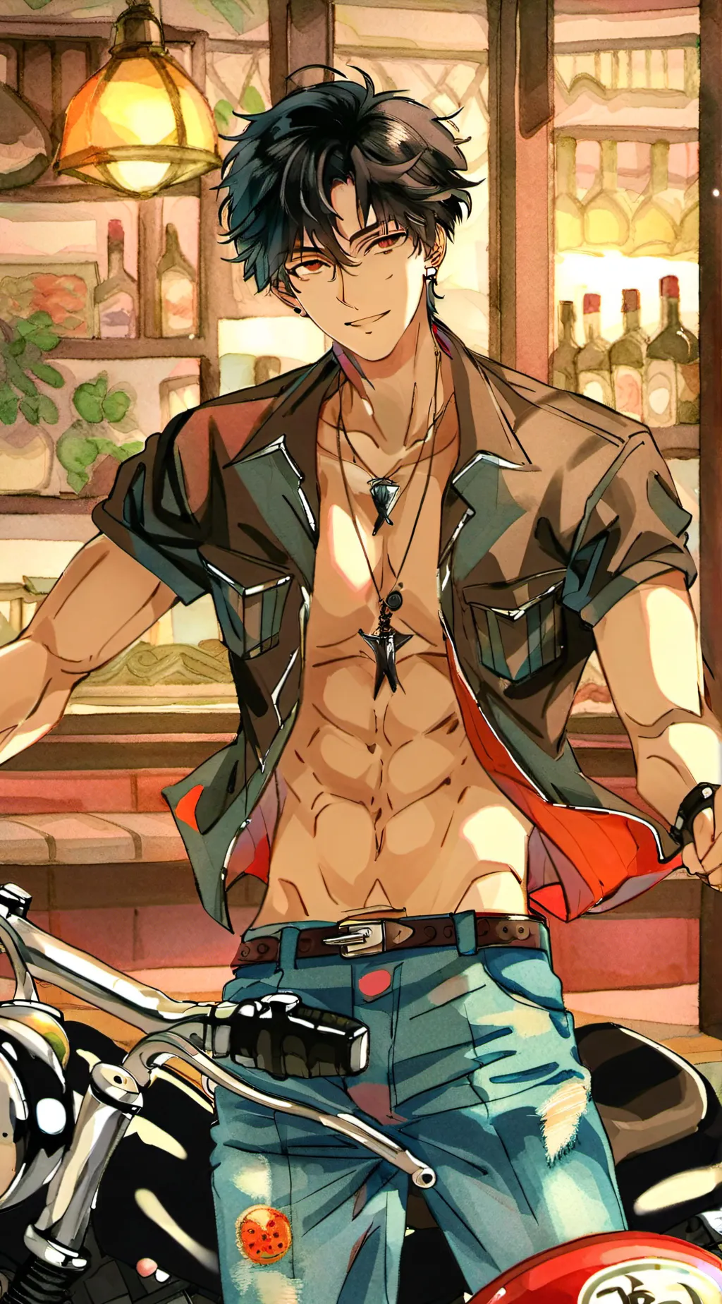 ai character: axiel background