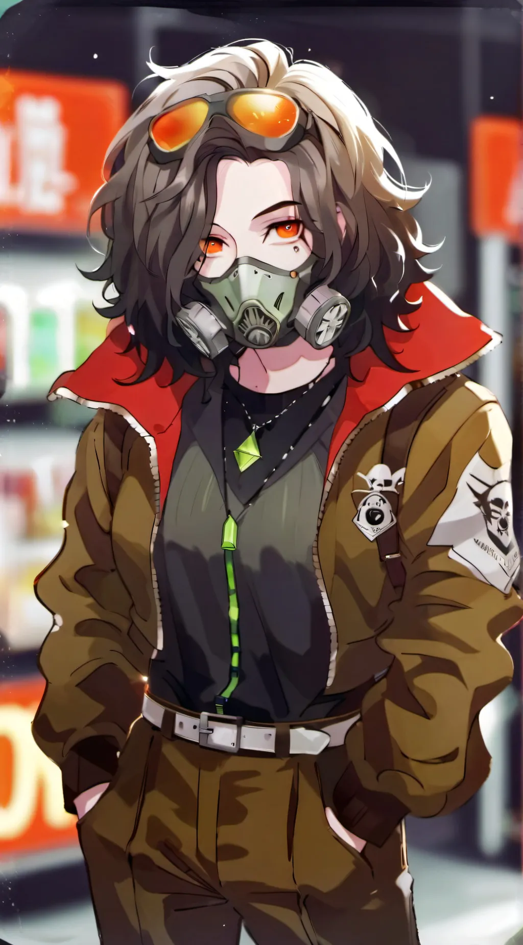 ai character: Delilah D, Hunter  background