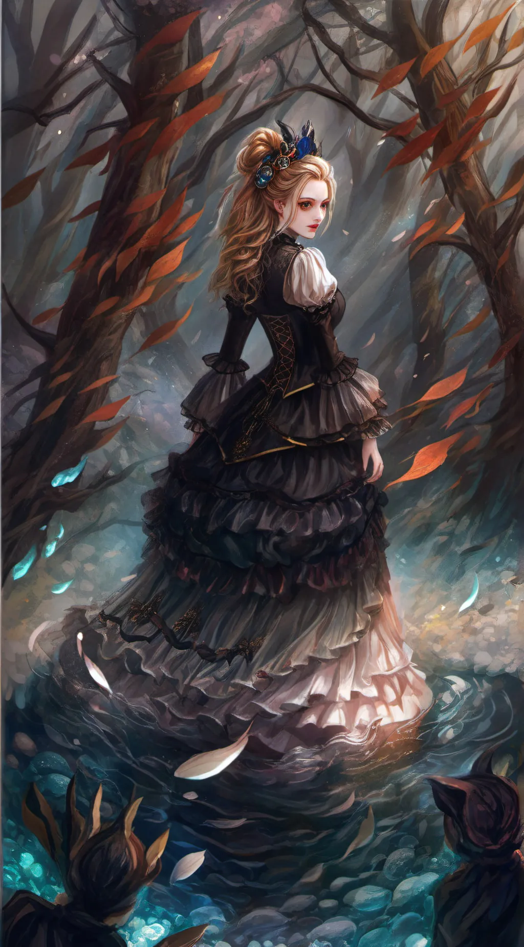 ai character: Lilly background