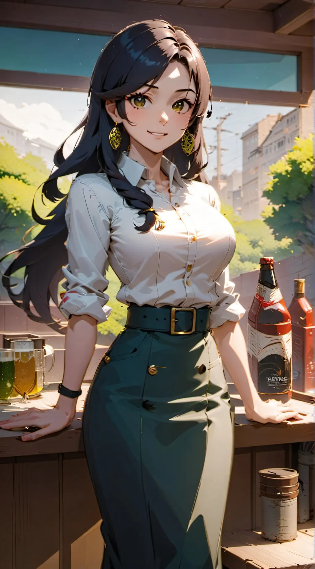 ai character: Kinsley background