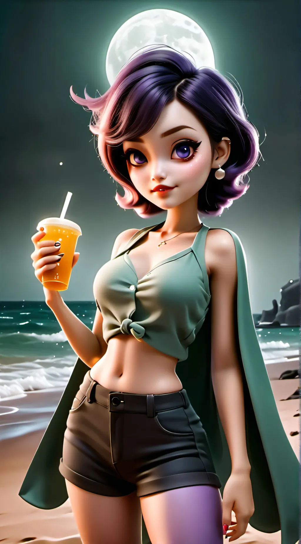 ai character: flirty Sarah 🩷 background