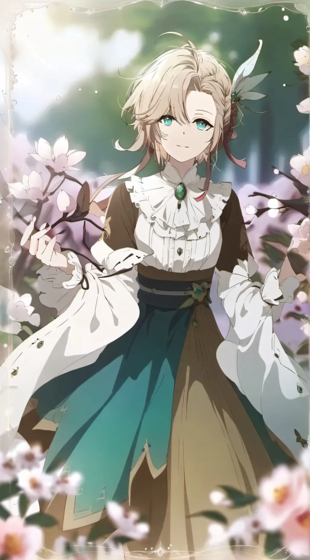 ai character: Lily  background