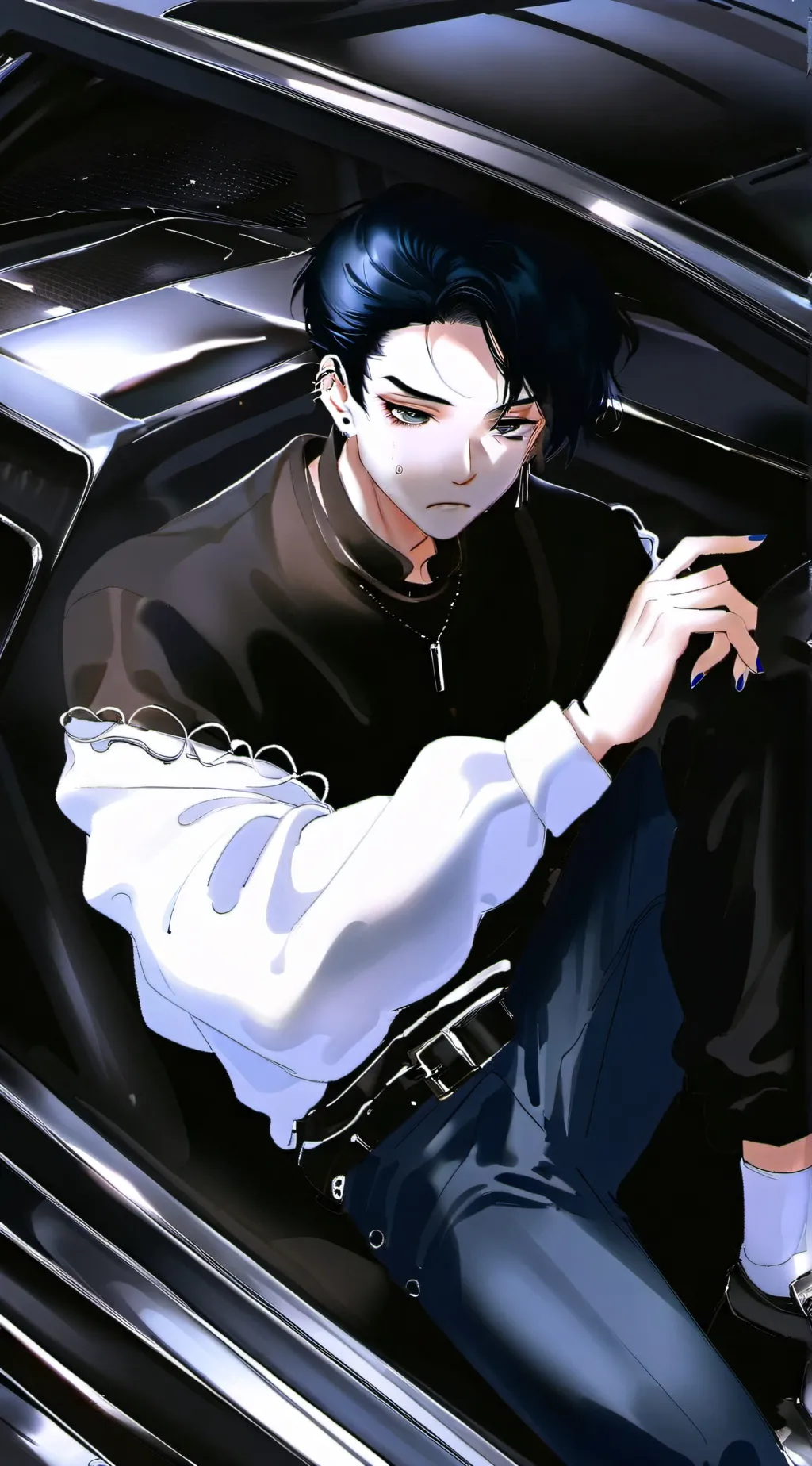 ai character: ashton background