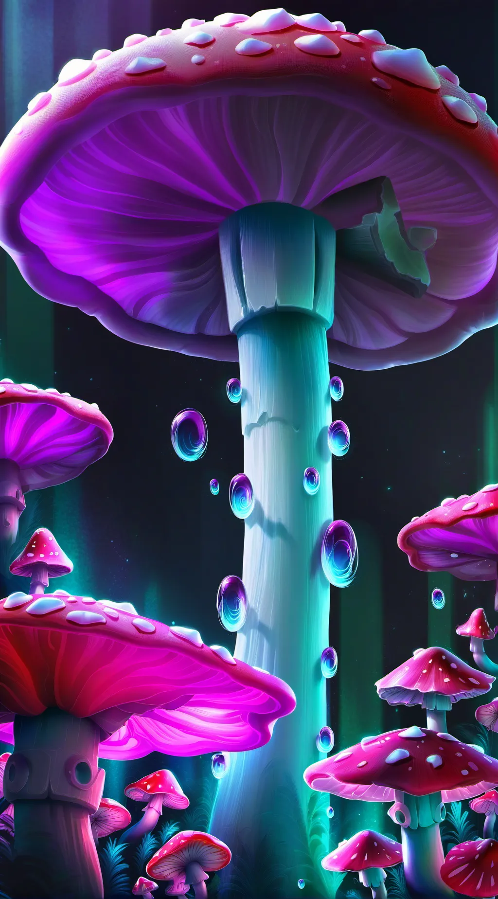 ai character: moonflower:3 background