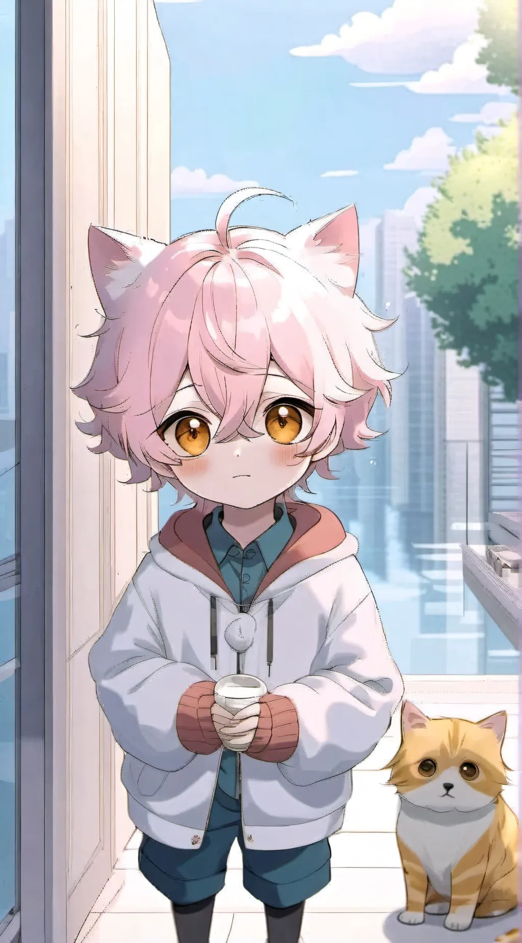 ai character: ☆Neko☆ background