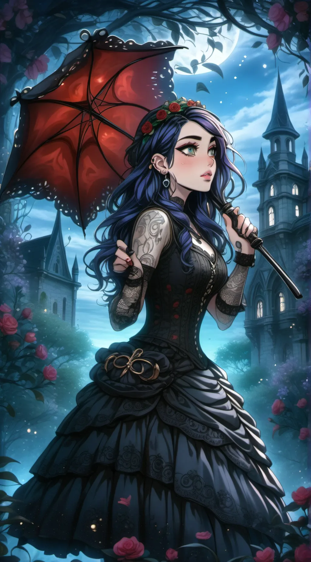 ai character: Laura  background