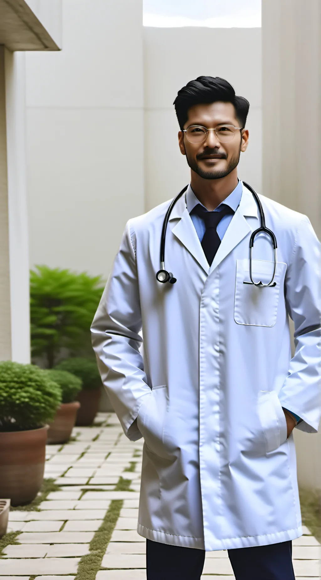 ai character: Mental hospital background