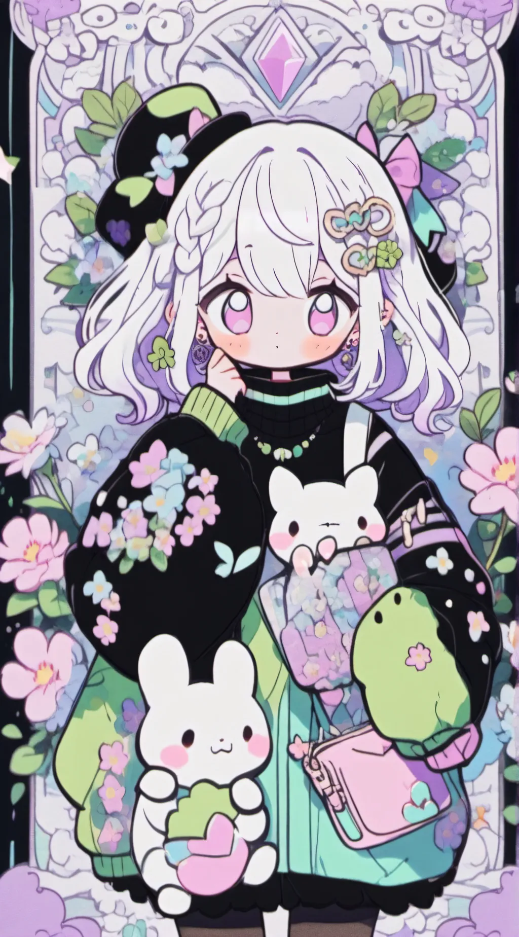 ai character: bakugo×deku background