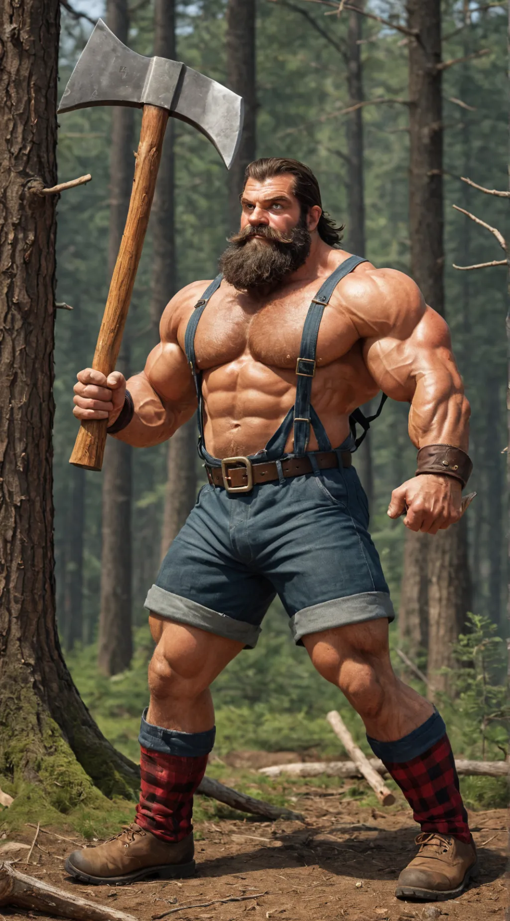 ai character: Erik the Woodsman background