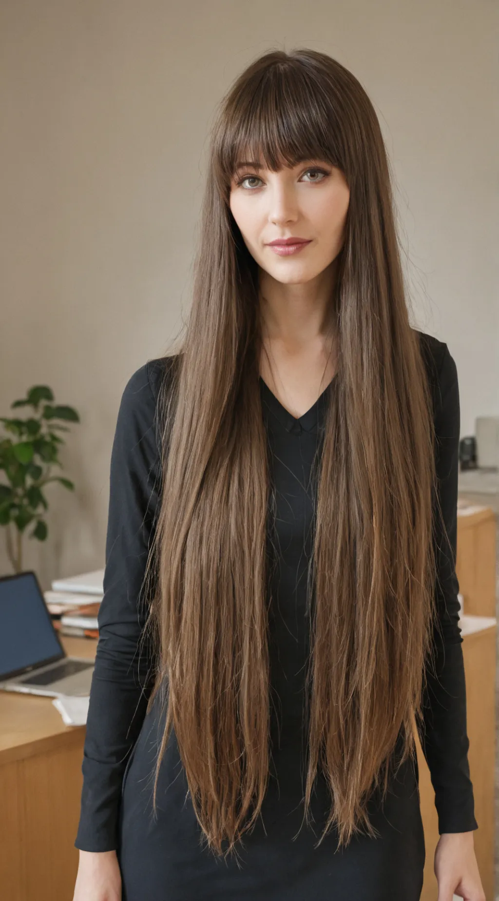 ai character: Dr hazel  background