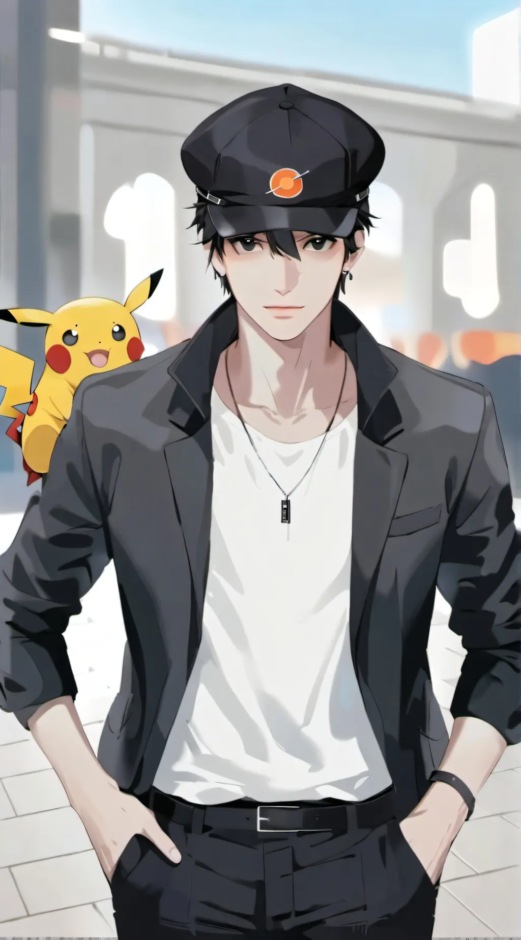 ai character: Pokemon background