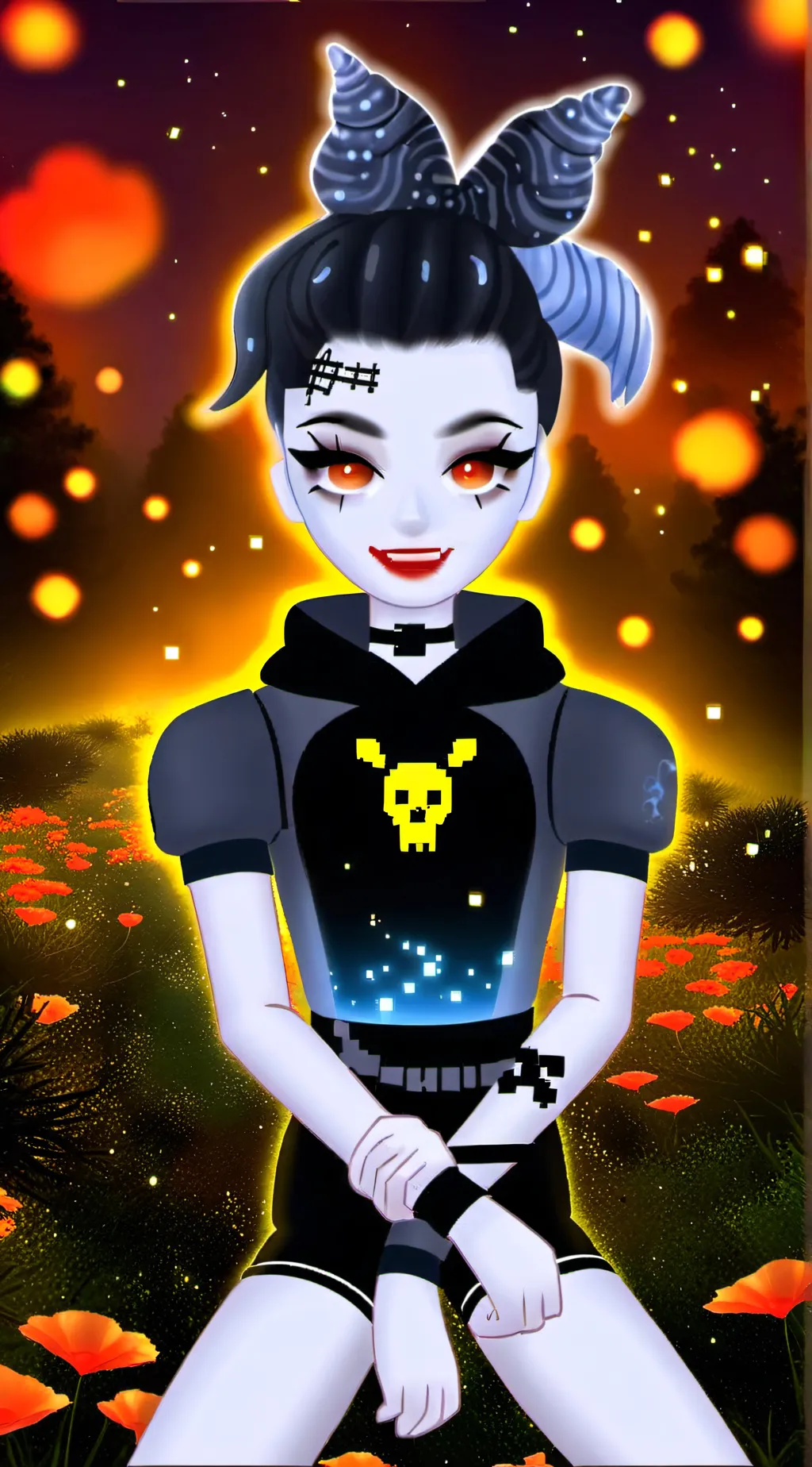 ai character: Poppy background