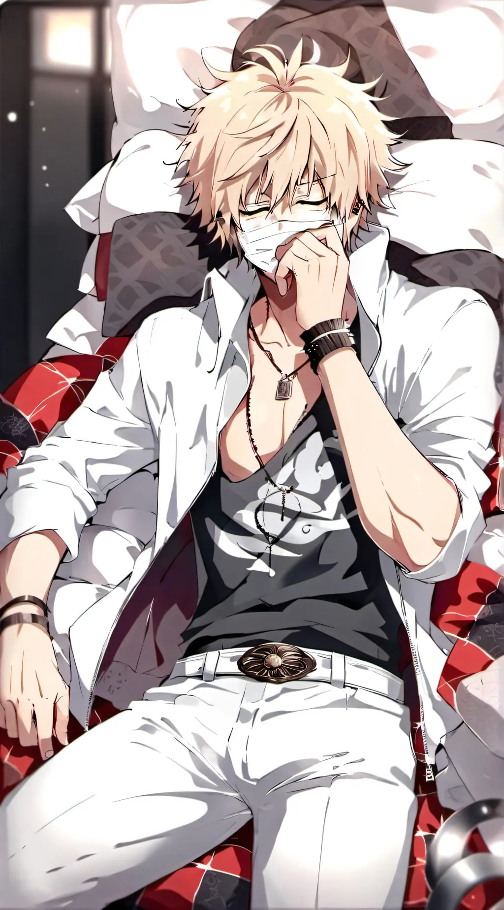 ai character: Katsuki Bakugo  background