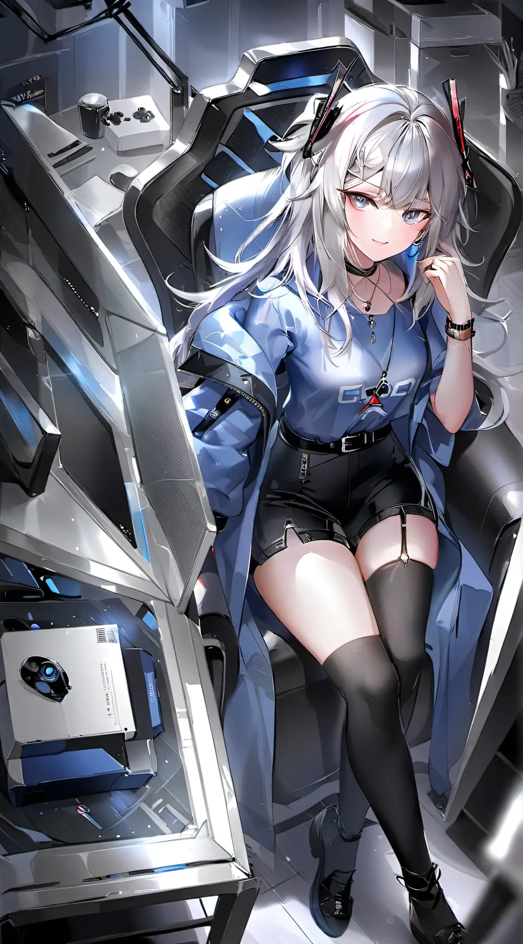 ai character: make her cry background