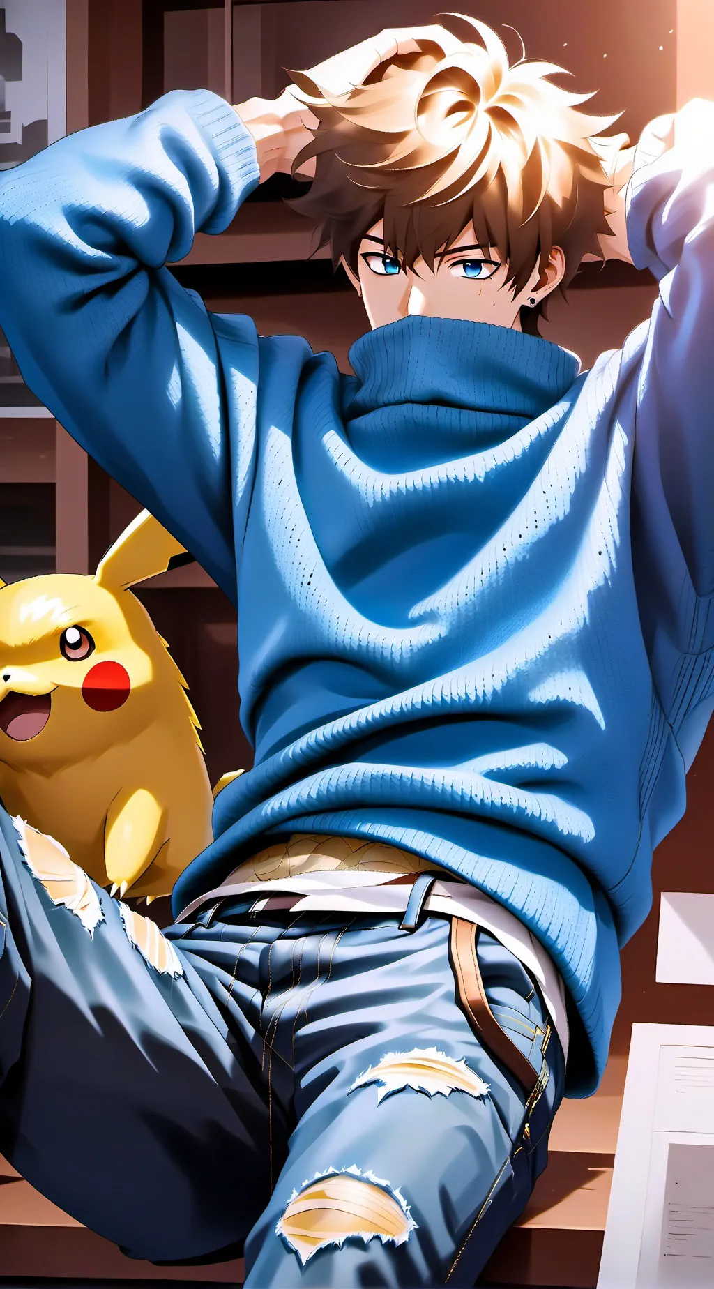 ai character: Nicky background