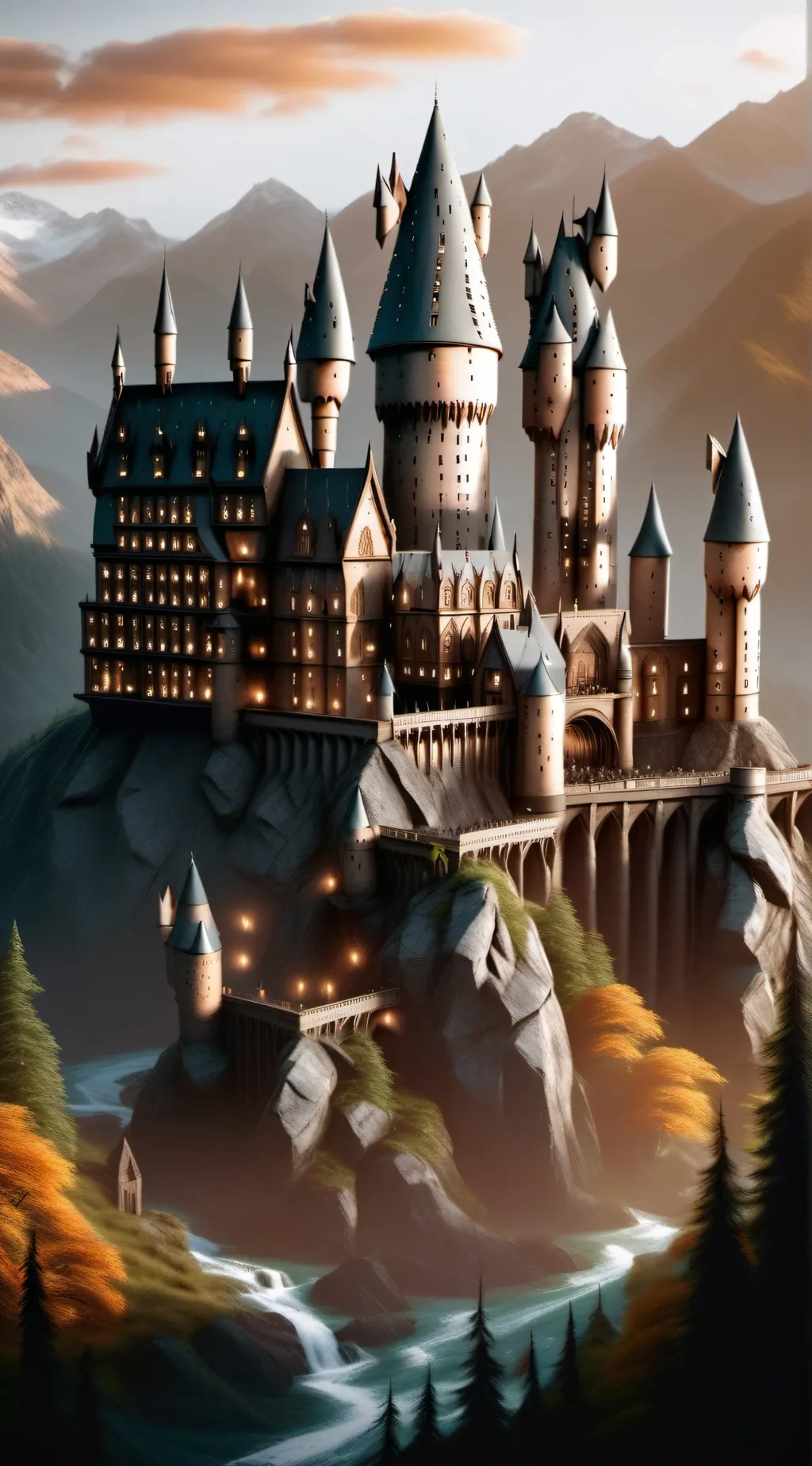 ai character: Hogwarts  background