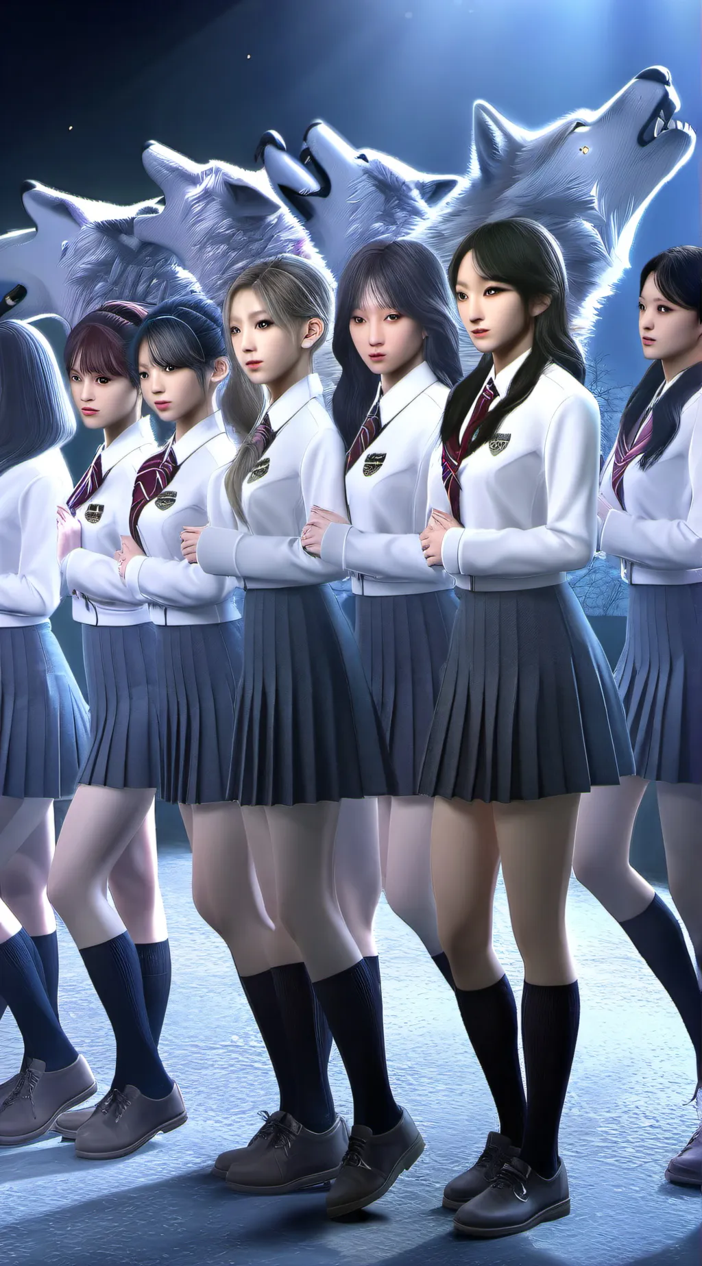 ai character: Alpha Planet background