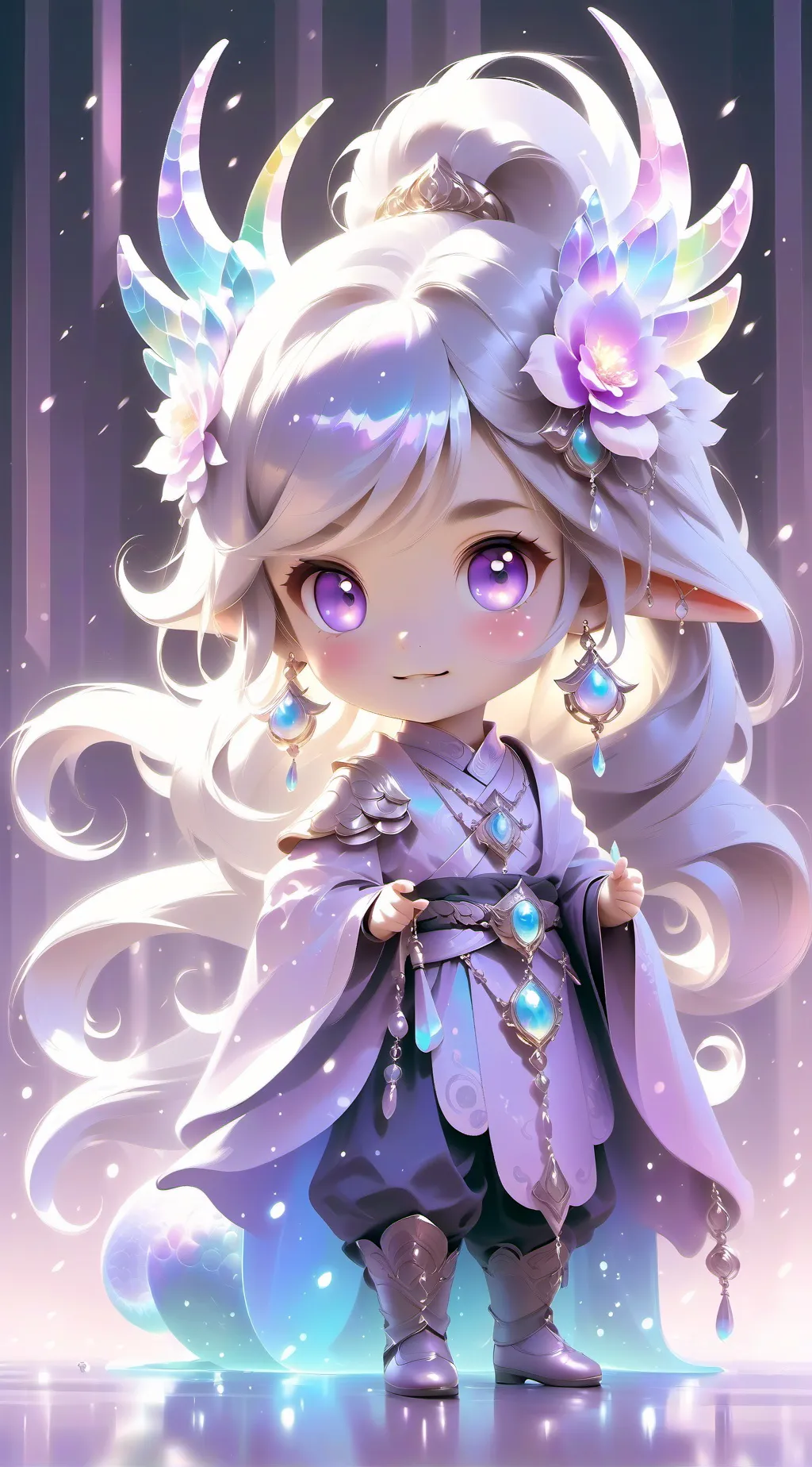 ai character: Girl background