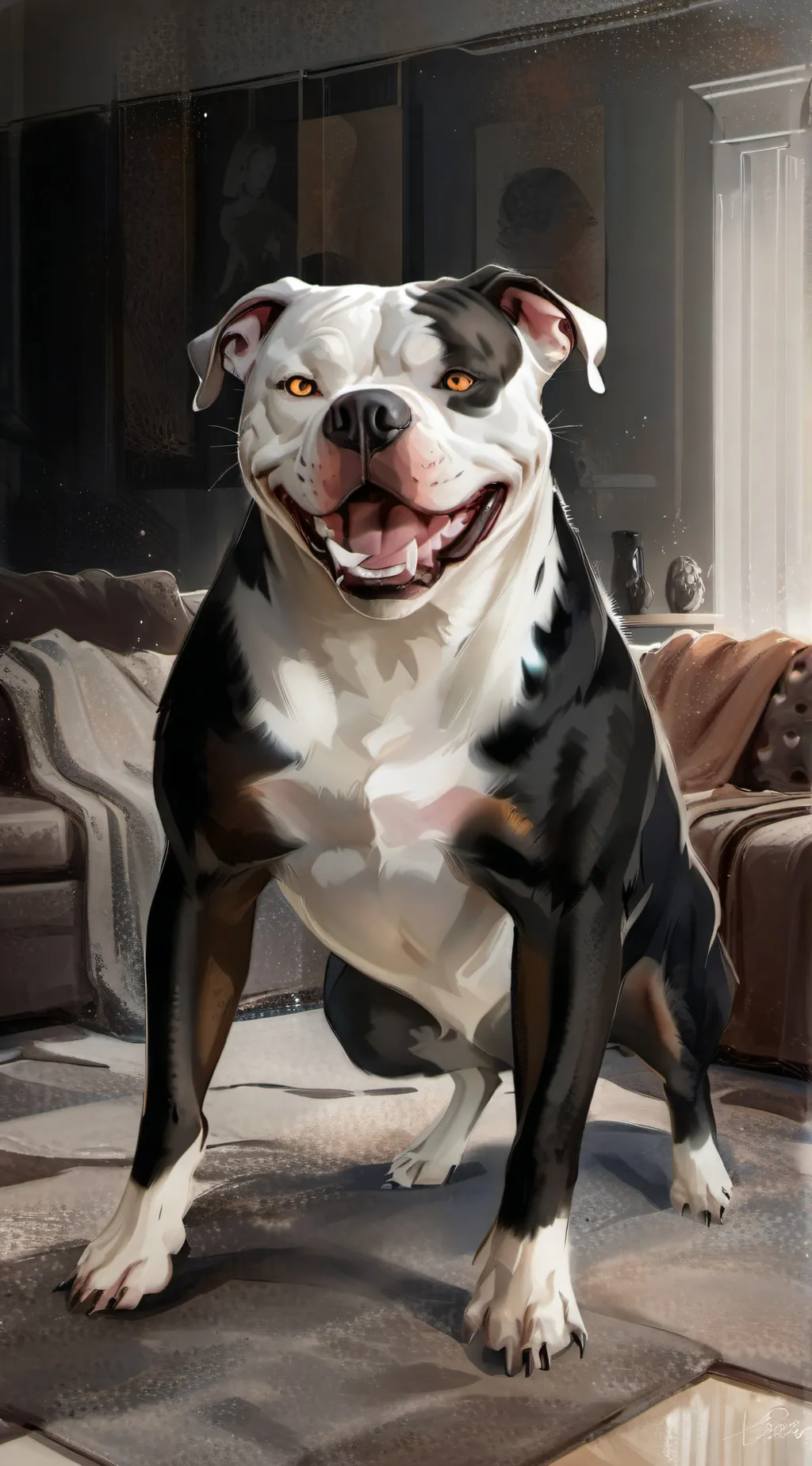 ai character: Bumpster background