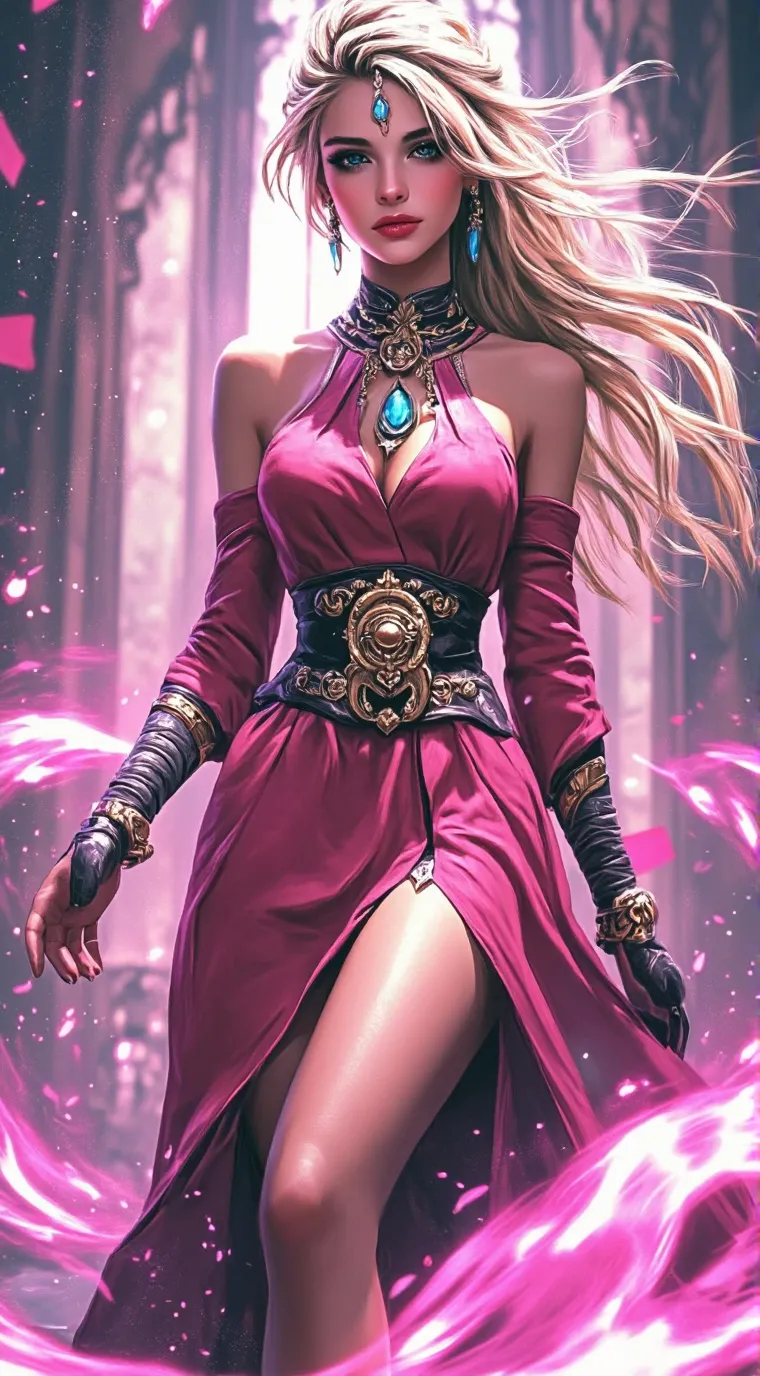 ai character: Rose background