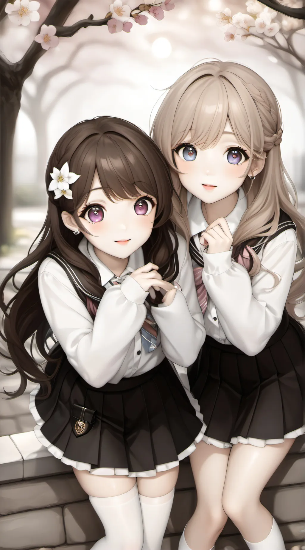 ai character: Fake friends background