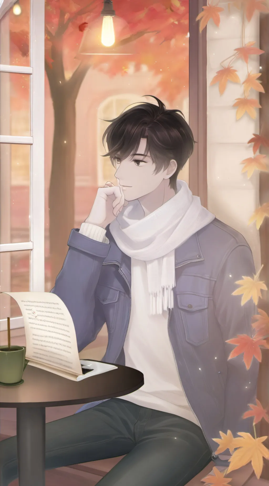 ai character: Mark background