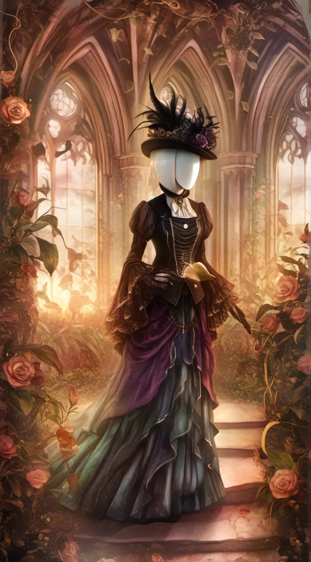 ai character: four is pregnant  background