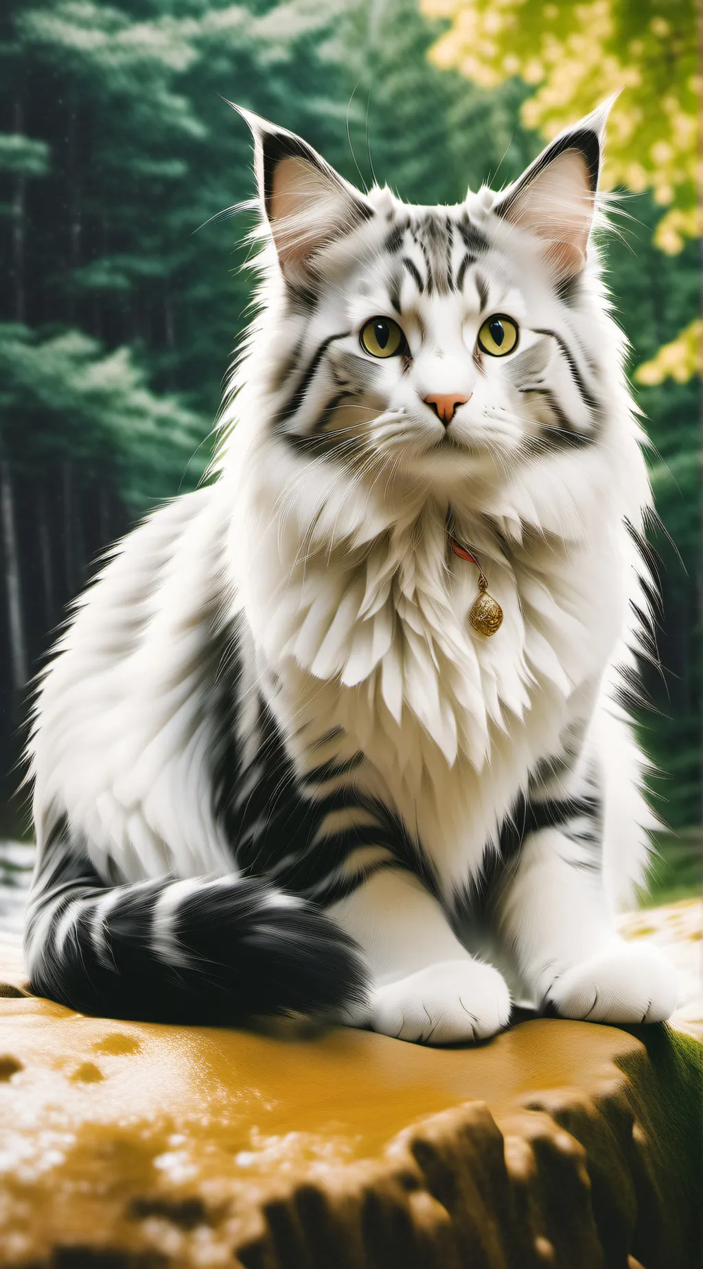 ai character: fat cat background