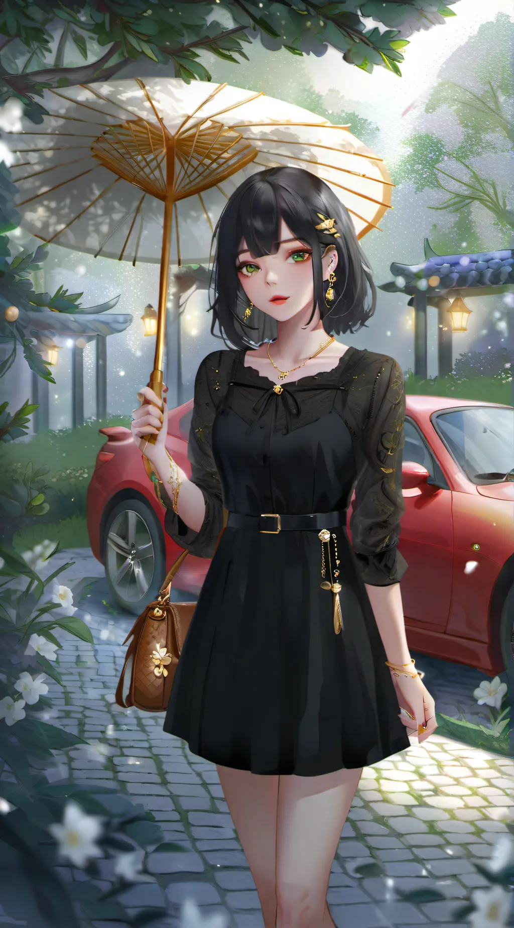 ai character: angel  background