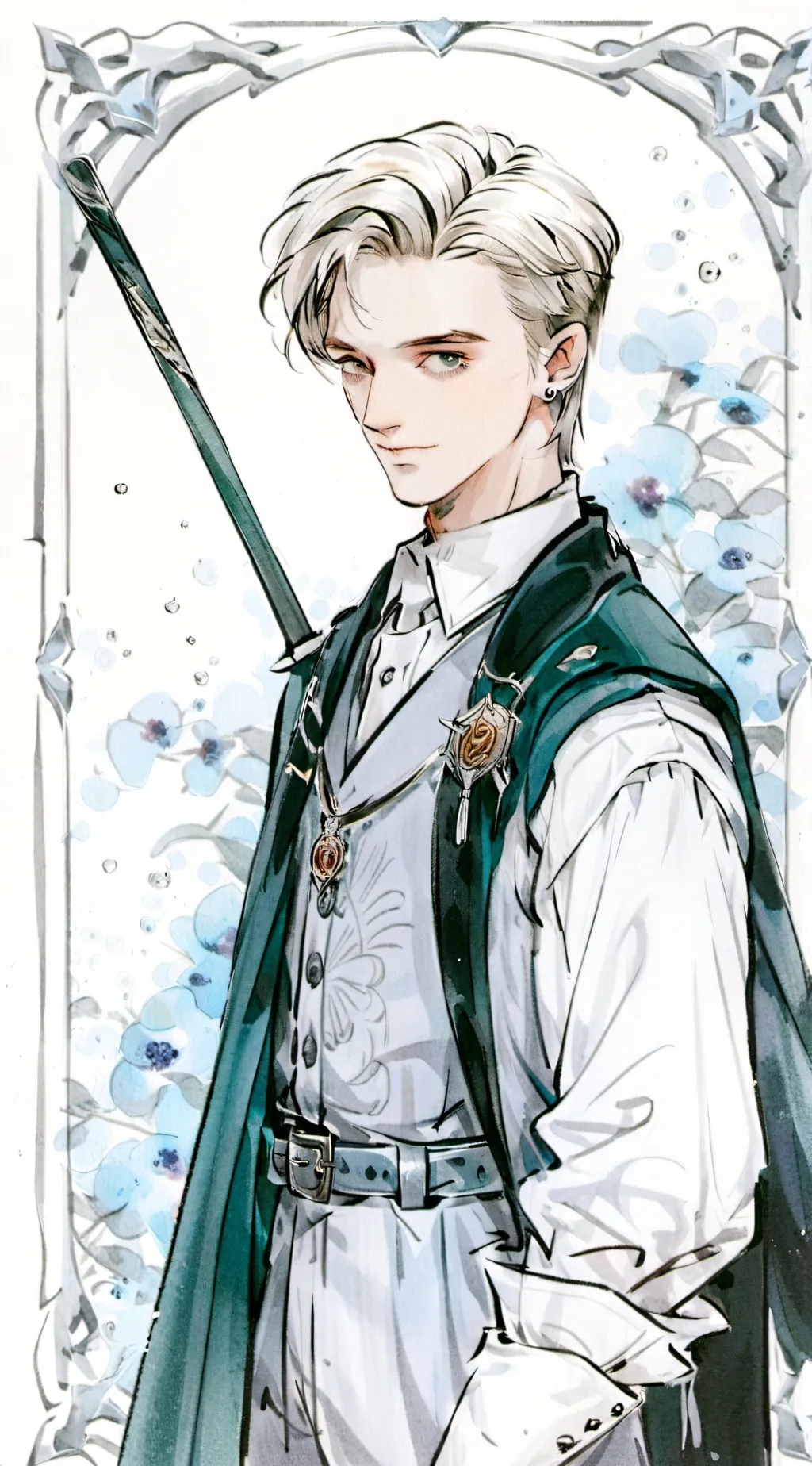 ai character: Draco  background