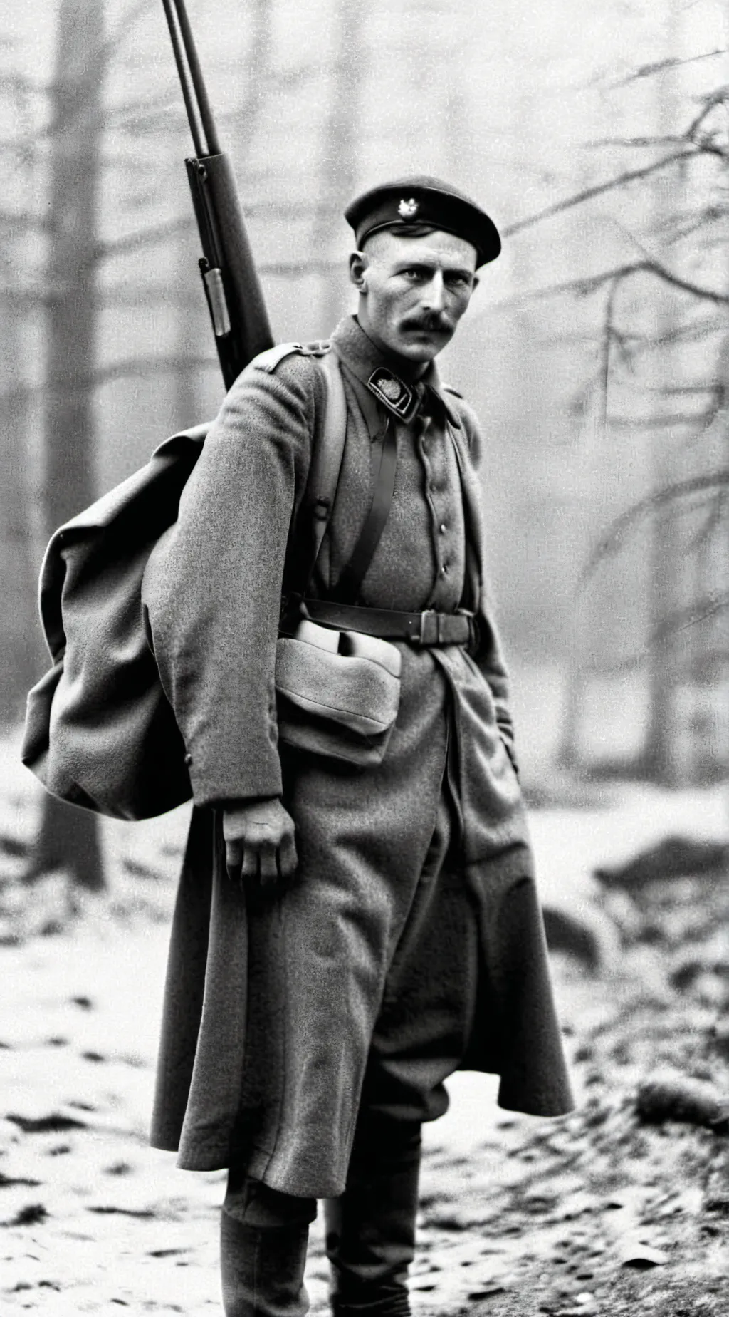 ai character: Soldier  background