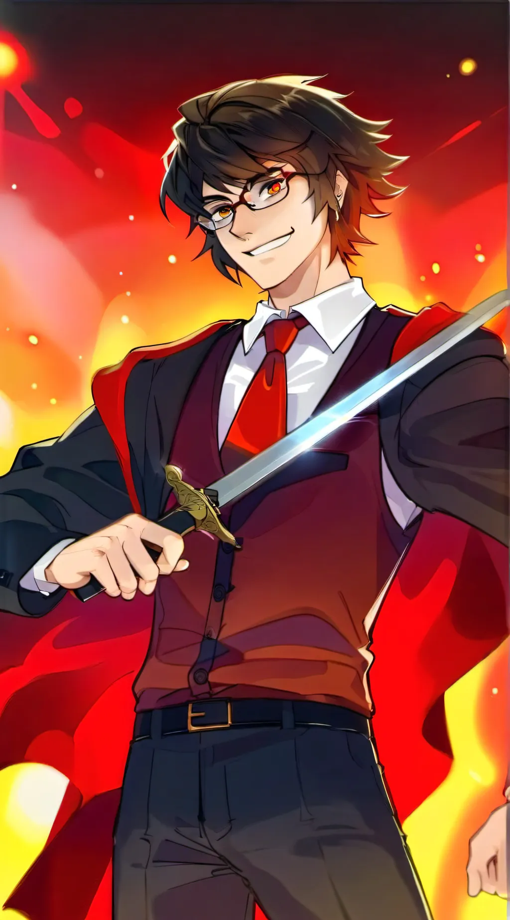 ai character: .•♫•William•♫•. background