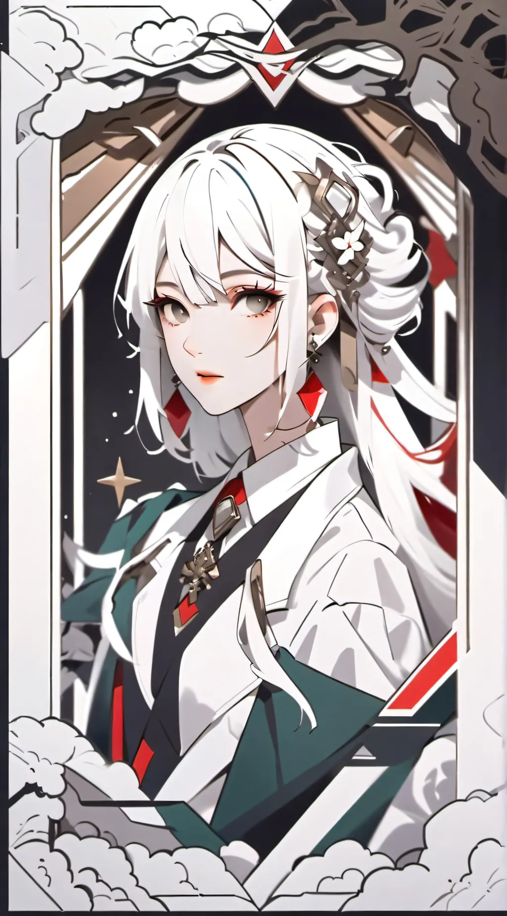 ai character: hashira  background