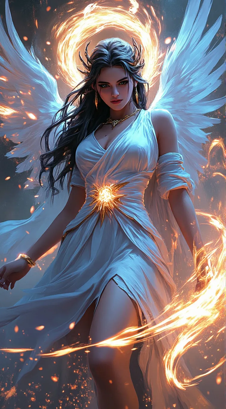 ai character: angels and demons background