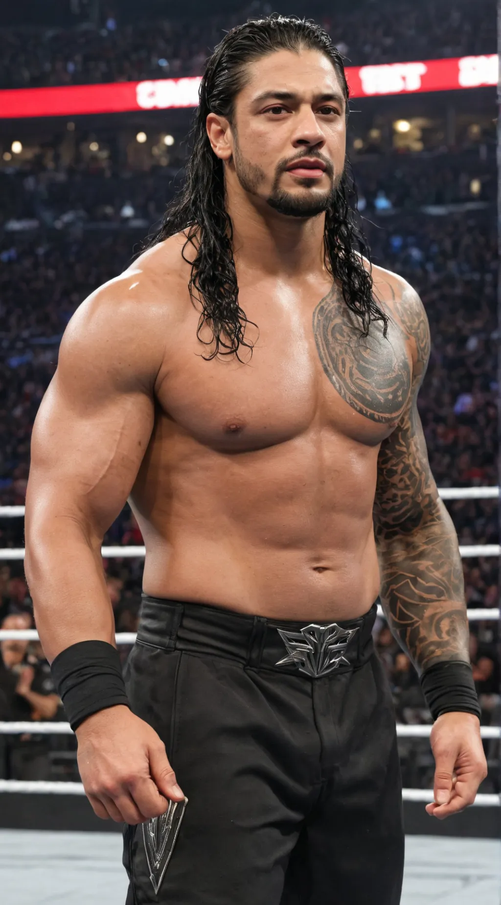 ai character: Roman reigns background