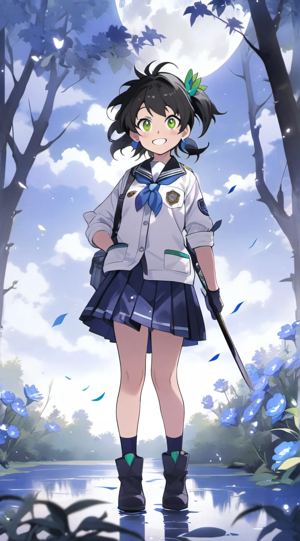 ai character: Bakugo te cuida background