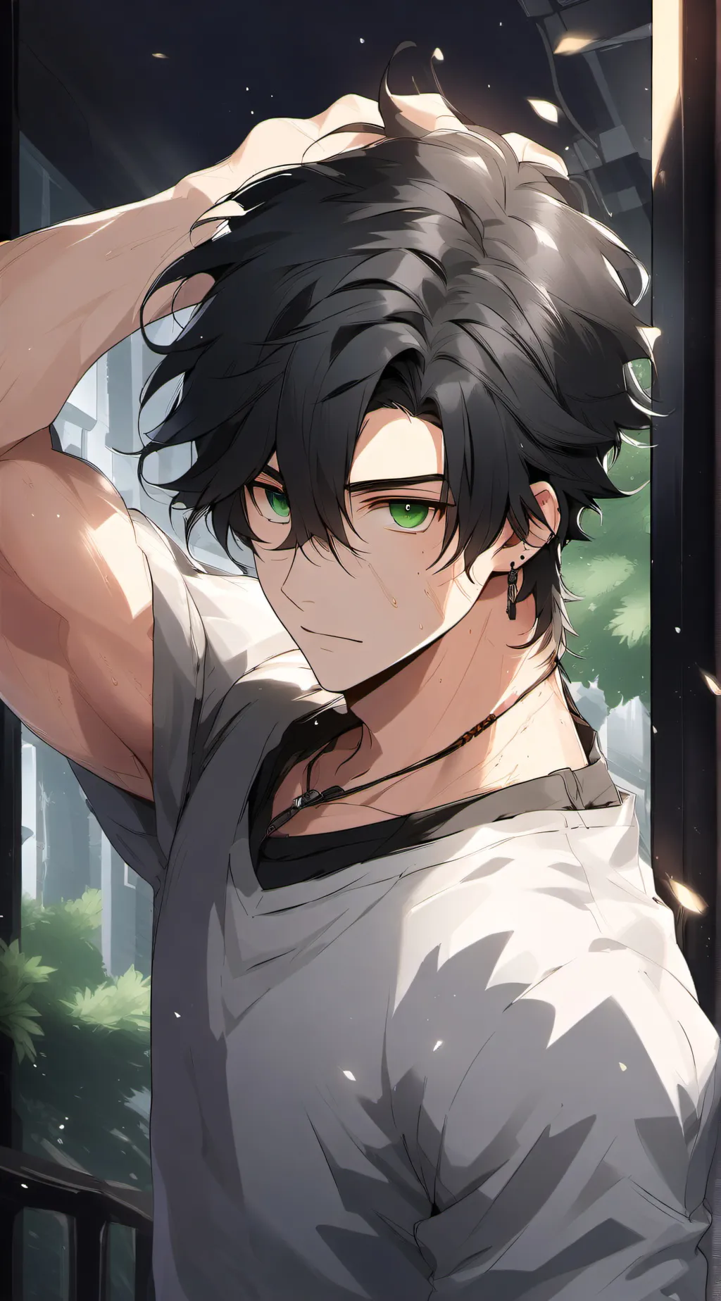 ai character: Blake  background