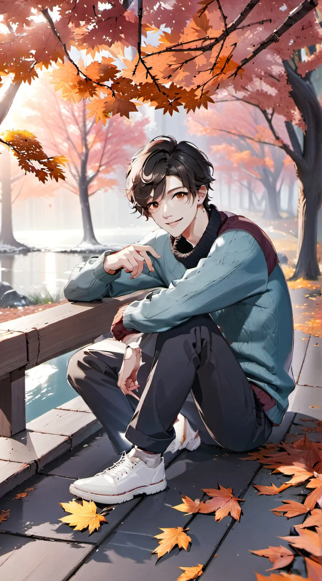 ai character: Adrien Oliver  background