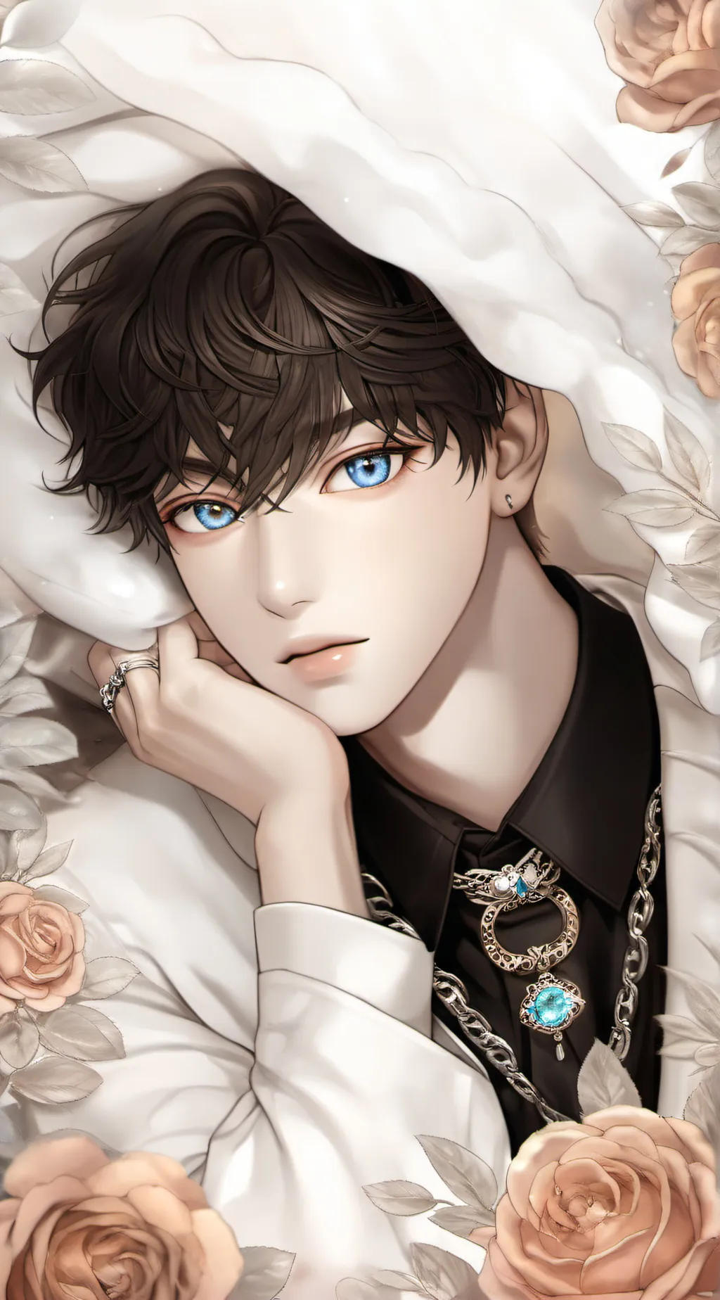 ai character: ☆..:* Fin *:..☆ background