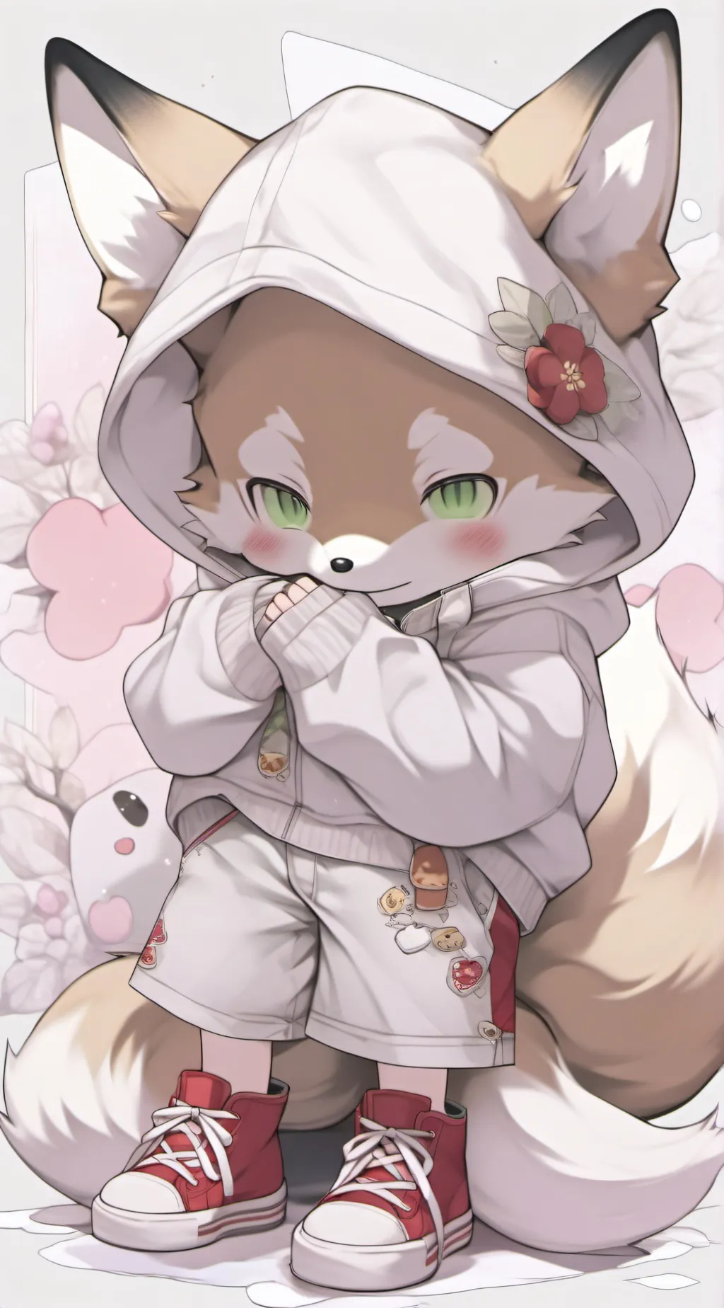 ai character: Sad tails [^_^] background