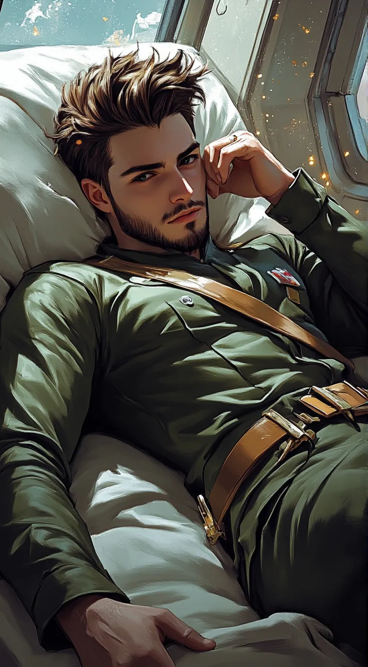 ai character: Lt Cmdr Jack Blue background