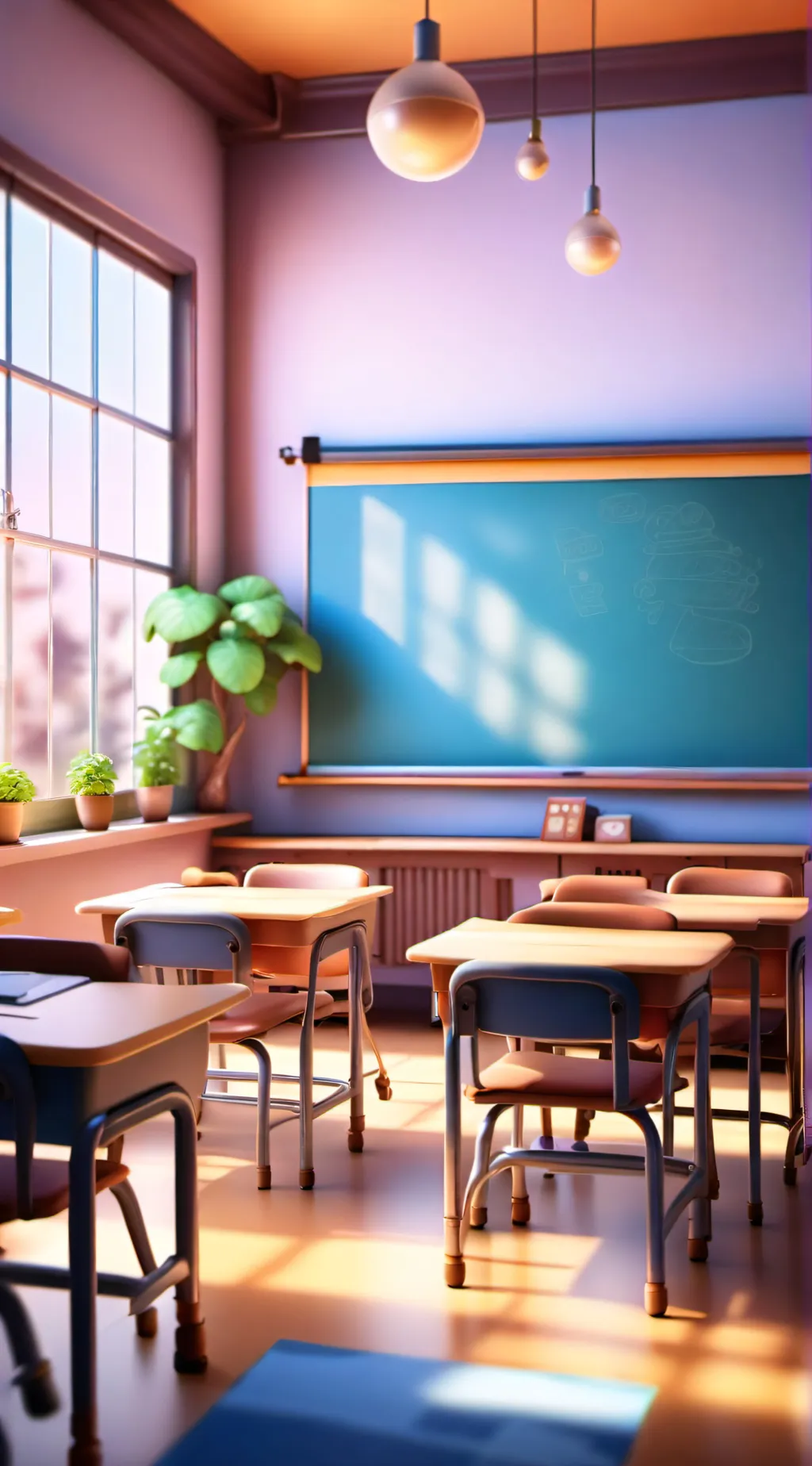 ai character: Timmy bobs school background