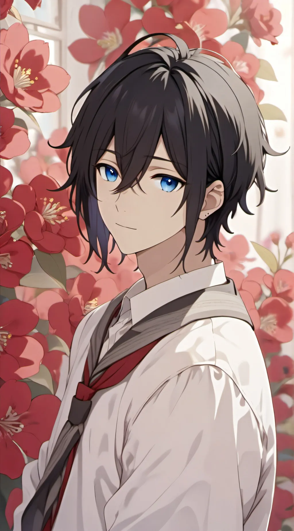 ai character: Miyamura Izumi background