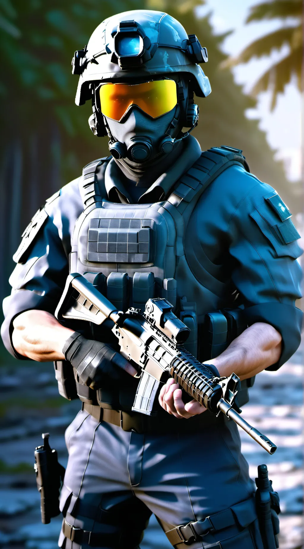 ai character: COD black ops 6 background